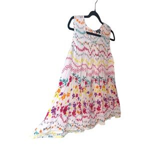 PAPA Floral Colorful Sleeveless Top